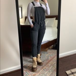 Grey jogger overalls